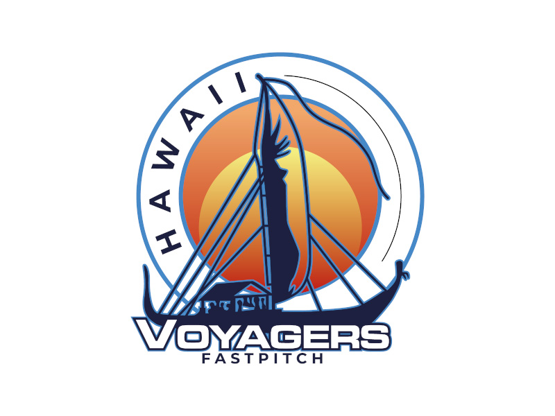 Hawaii Voyagers Fastpitch logo design by planoLOGO
