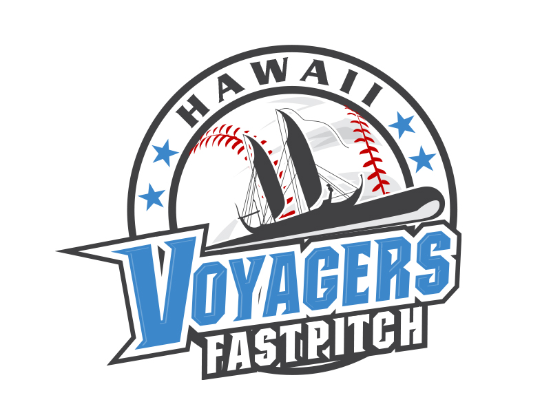 Hawaii Voyagers Fastpitch logo design by MarkindDesign