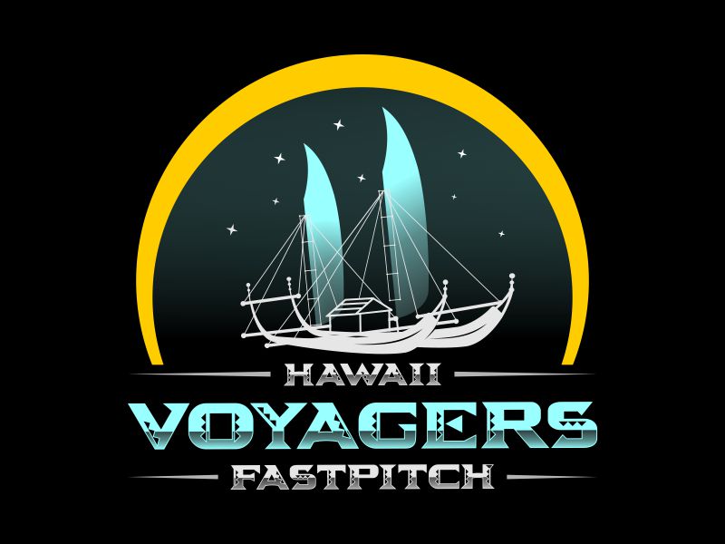 Hawaii Voyagers Fastpitch logo design by Gravity