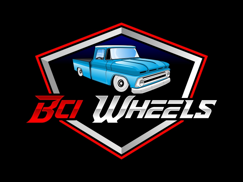 BCI WHEELS logo design by rizuki