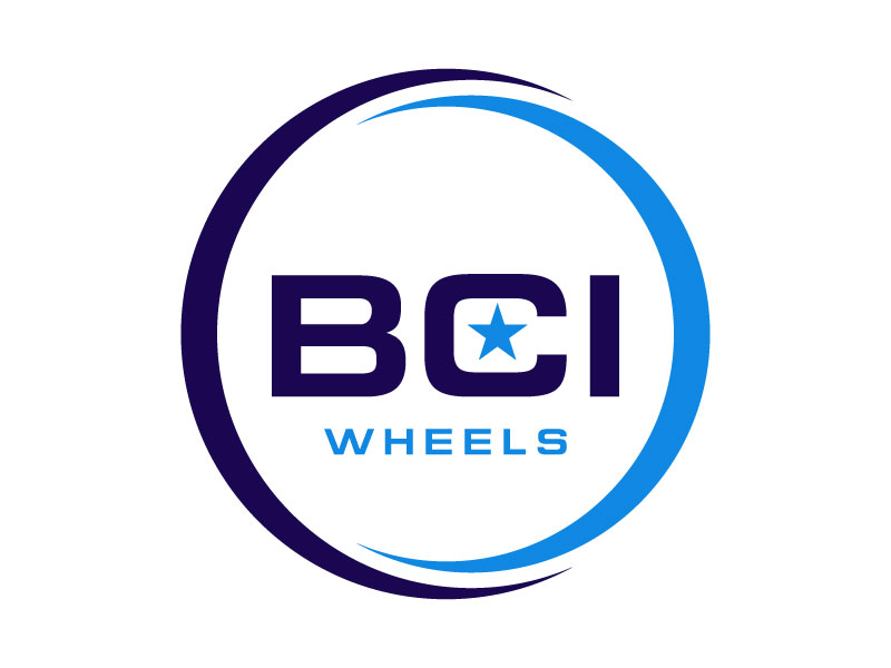 BCI WHEELS logo design by MonkDesign