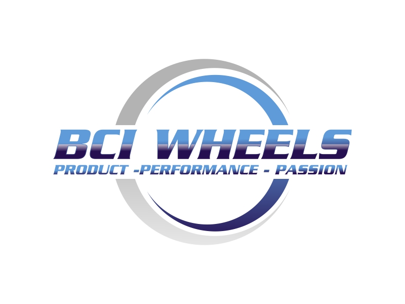 BCI WHEELS logo design by luckyprasetyo