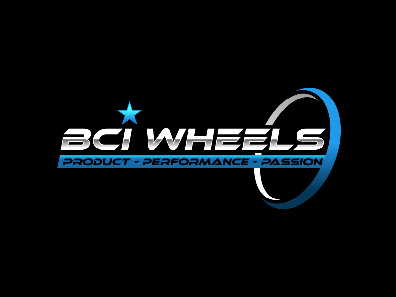 BCI WHEELS logo design by iamjason