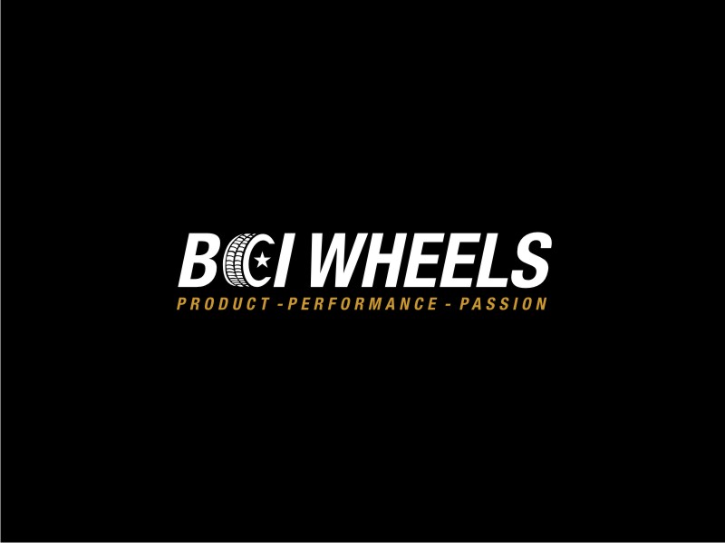 BCI WHEELS logo design by cintya