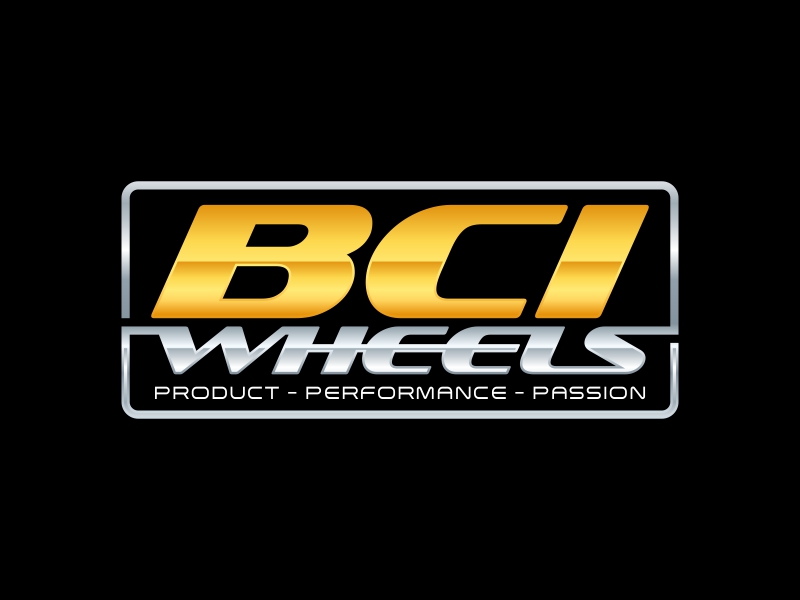 BCI WHEELS logo design by ekitessar