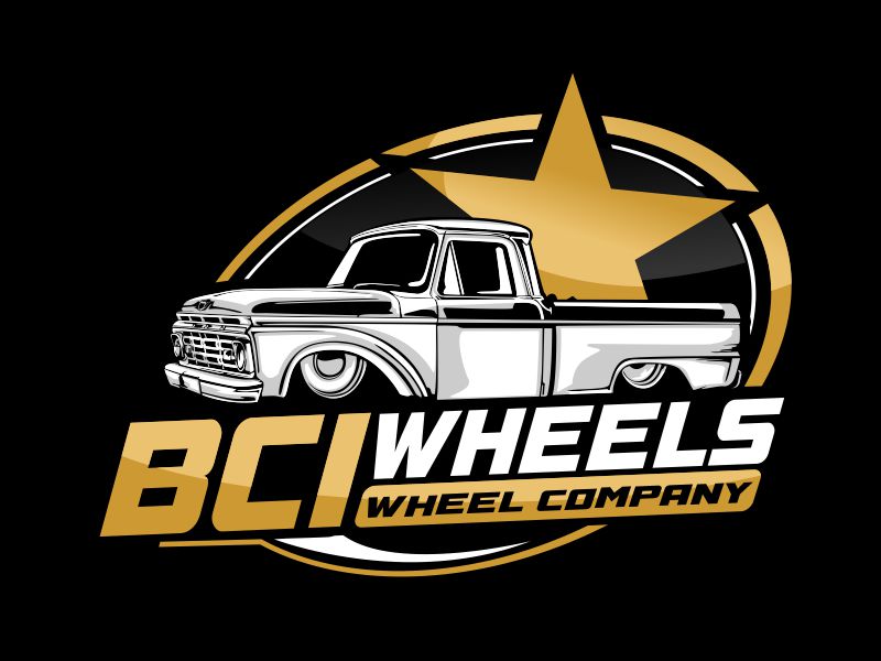 BCI WHEELS logo design by veron