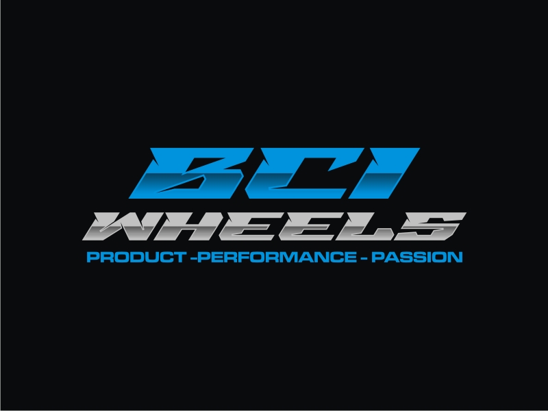 BCI WHEELS logo design by clayjensen