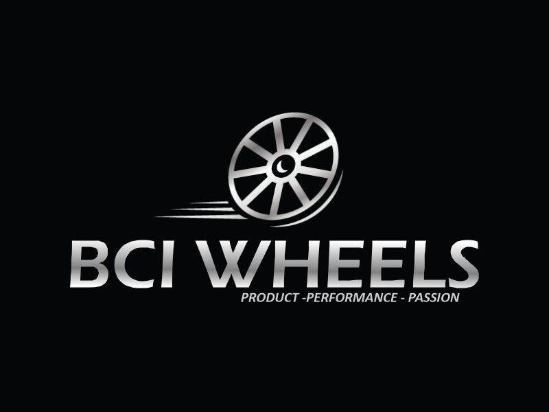 BCI WHEELS logo design by Gwerth
