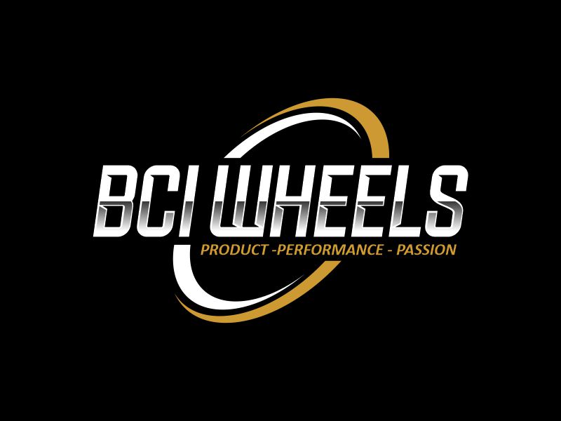 BCI WHEELS logo design by Gwerth