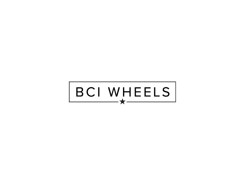 BCI Wheels logo design by bezalel