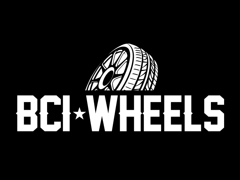 BCI Wheels logo design by daywalker