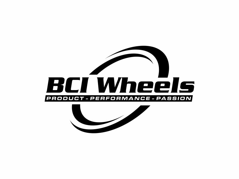 BCI Wheels logo design by glasslogo