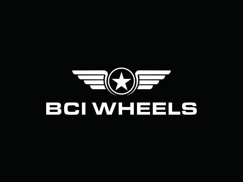 BCI Wheels logo design by azizah