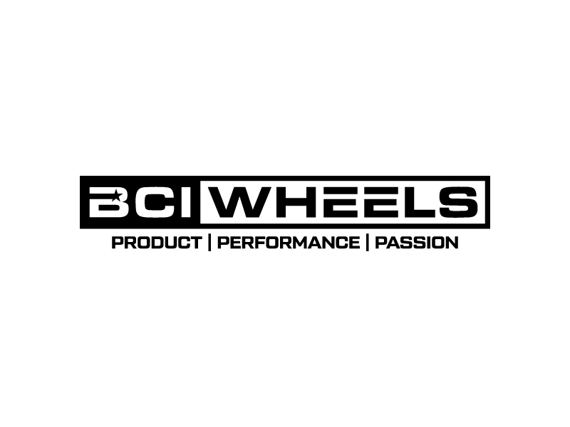 BCI Wheels logo design by DreamCather