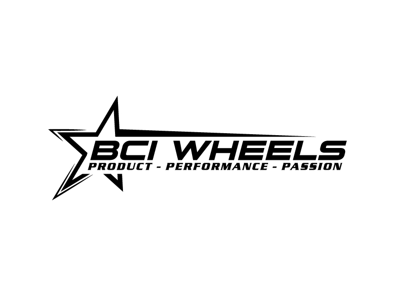 BCI Wheels logo design by DreamCather