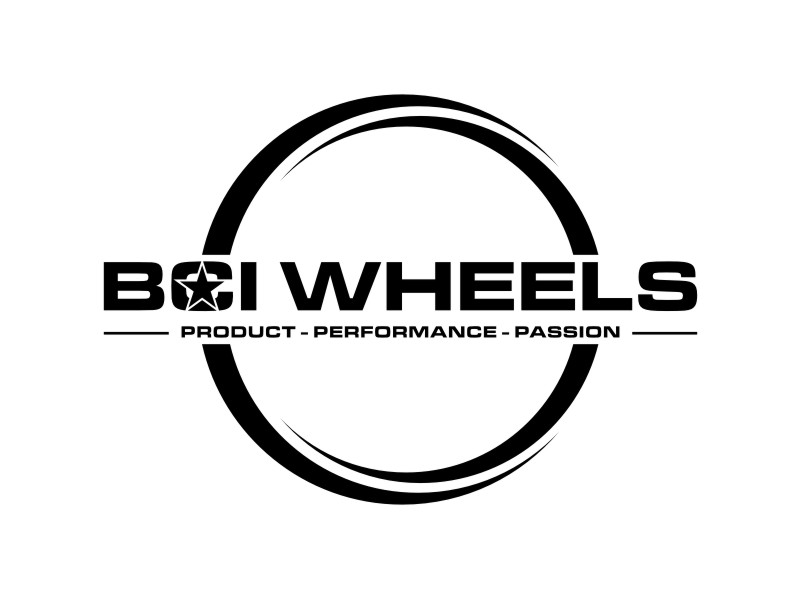 BCI Wheels logo design by johana