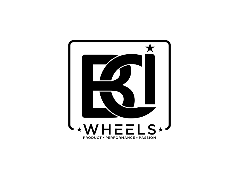 BCI Wheels logo design by Mahrein