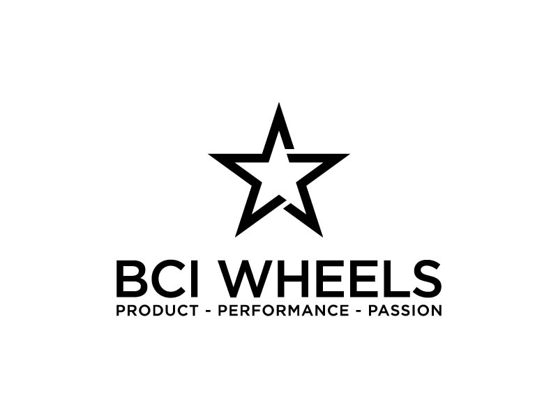 BCI Wheels logo design by treemouse