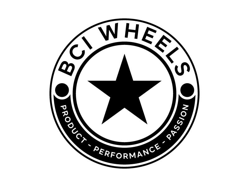 BCI Wheels logo design by jonggol