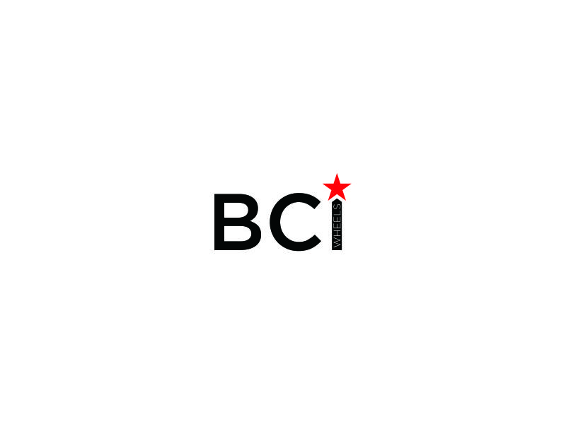 BCI Wheels logo design by Msinur