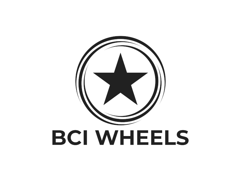 BCI Wheels logo design by planoLOGO