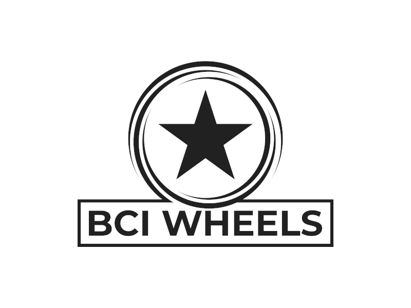 BCI Wheels logo design by planoLOGO