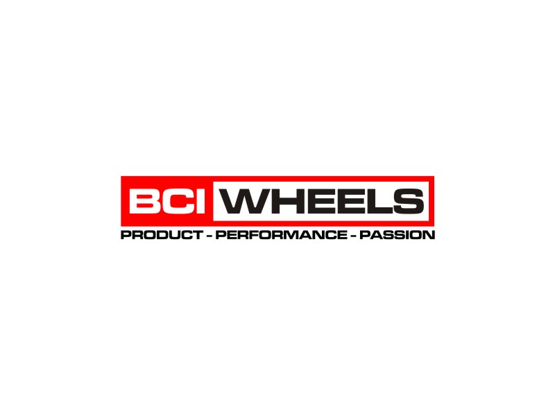 BCI Wheels logo design by sheilavalencia