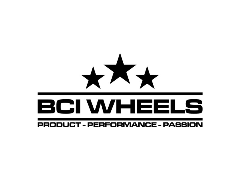 BCI Wheels logo design by sheilavalencia