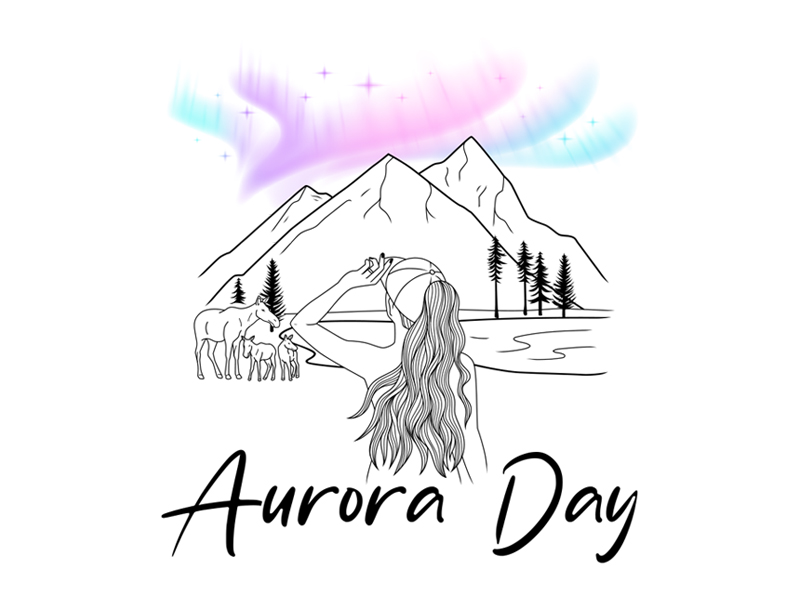 Aurora Day logo design by ZedArts