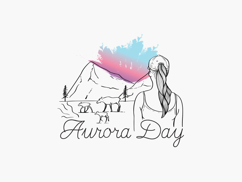 Aurora Day logo design by sigorip