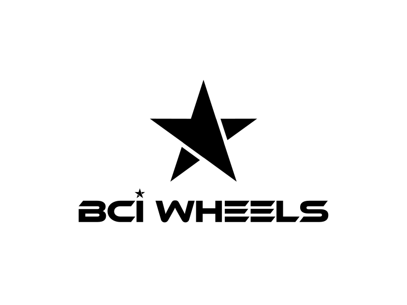 BCI Wheels logo design by thegoldensmaug