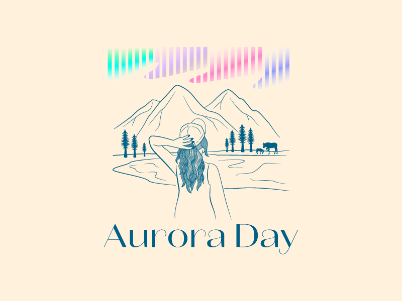 Aurora Day logo design by Yuda harv