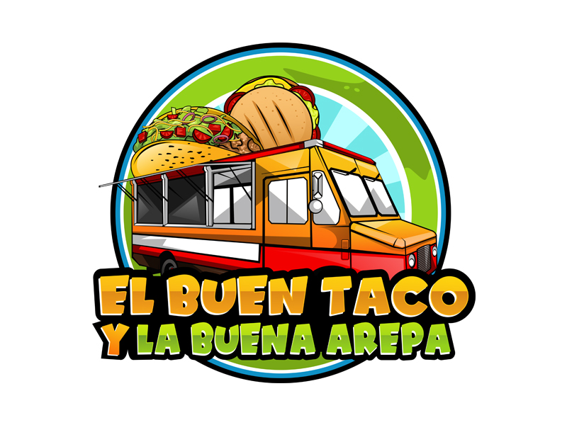 El Buen Taco y La Buena Arepa logo design by Yulioart