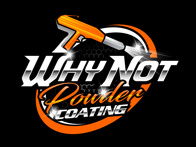 WHY NOT Powdercoating logo design by daywalker