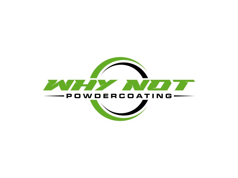 WHY NOT Powdercoating logo design by dewipadi