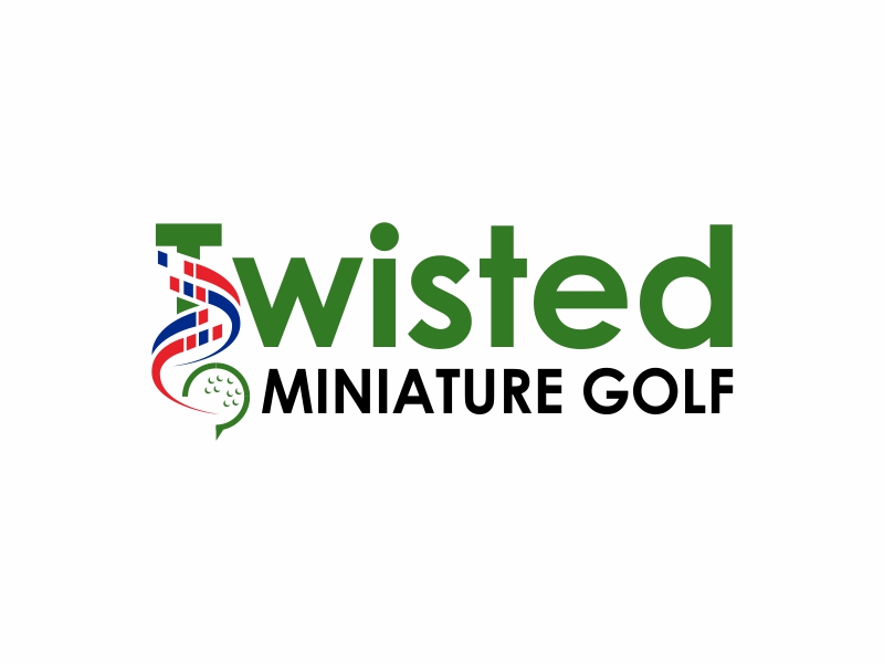 Twisted Mini Golf logo design by Andri Herdiansyah