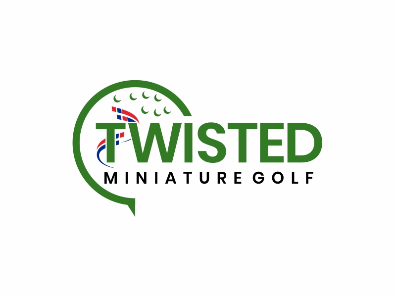 Twisted Mini Golf logo design by Andri Herdiansyah