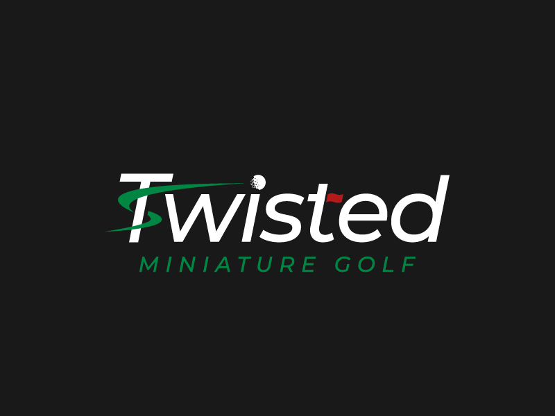 Twisted Mini Golf logo design by Wolf34