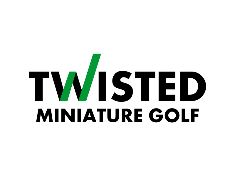 Twisted Mini Golf logo design by cintoko