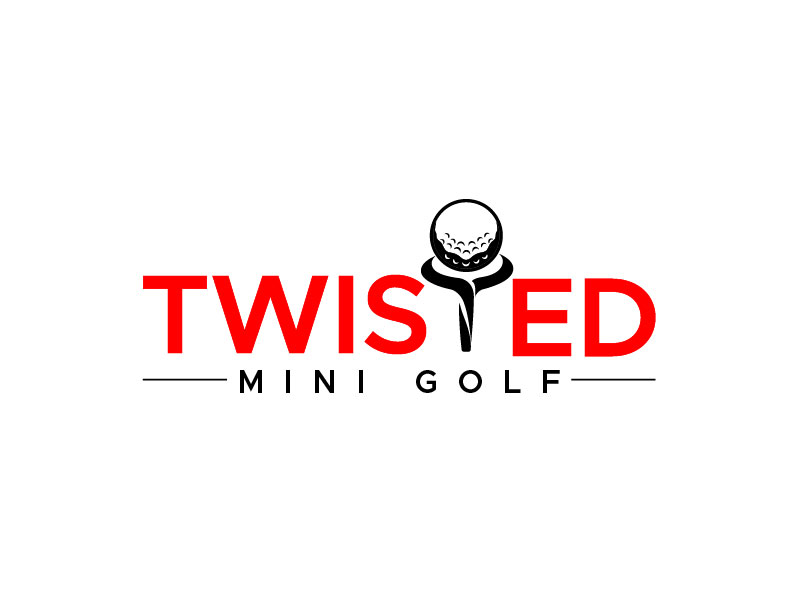 Twisted Mini Golf logo design by usef44