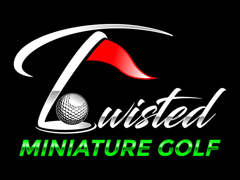 Twisted Mini Golf logo design by Gilate