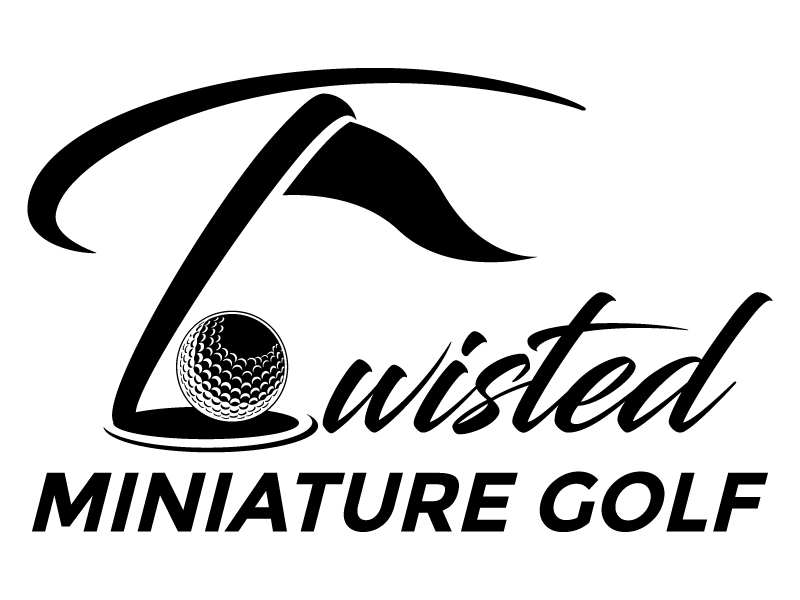 Twisted Mini Golf logo design by Gilate