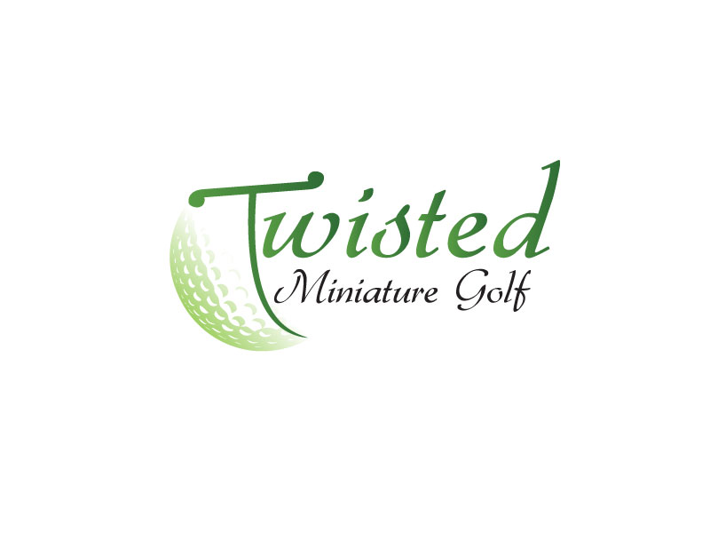 Twisted Mini Golf logo design by Webphixo