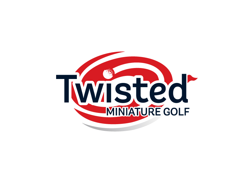 Twisted Mini Golf logo design by Wolf34