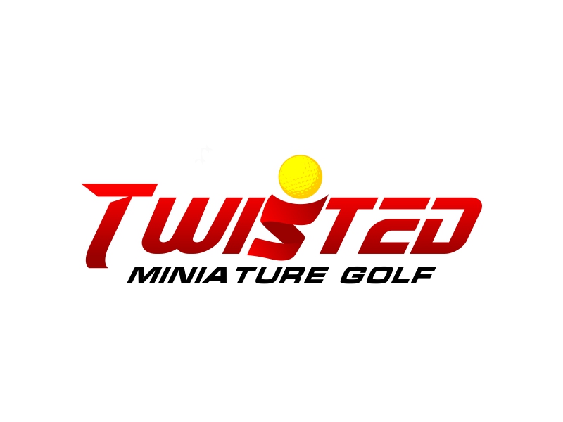 Twisted Mini Golf logo design by rizuki