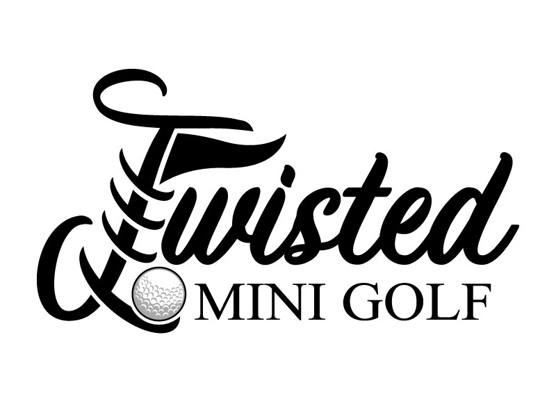 Twisted Mini Golf logo design by Suvendu