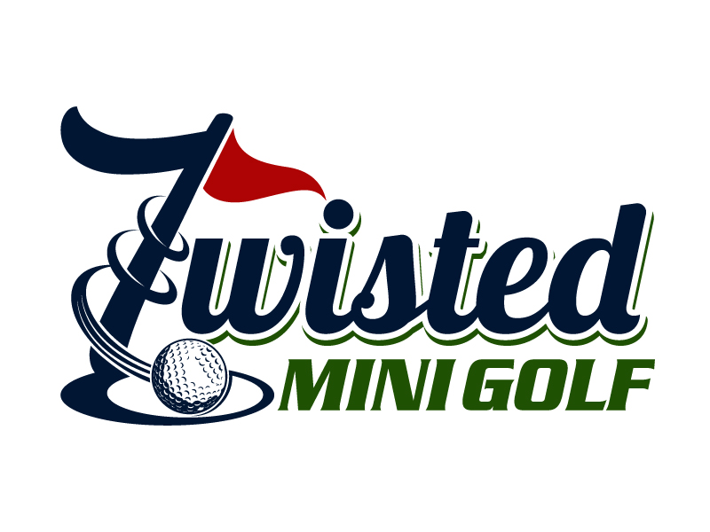 Twisted Mini Golf logo design by LogoQueen