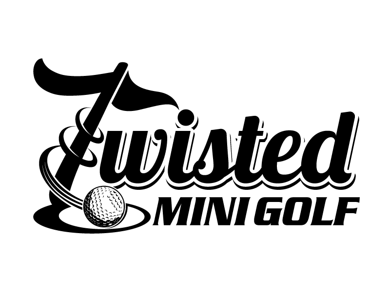 Twisted Mini Golf logo design by LogoQueen