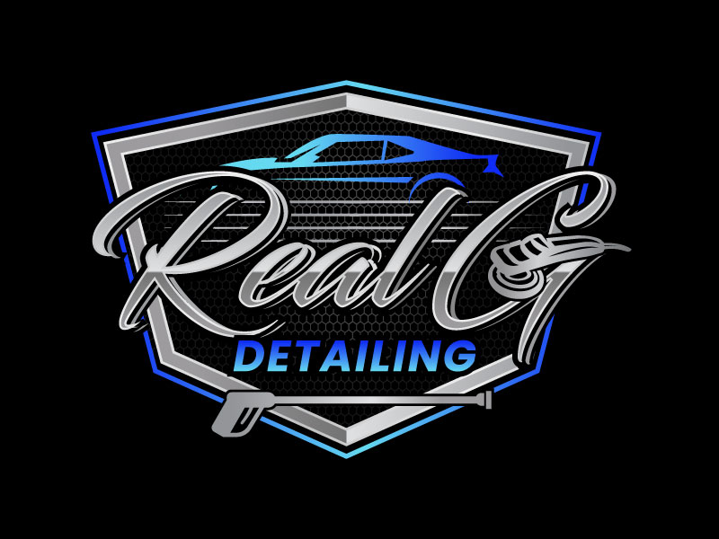 Real G Detailing logo design by aryamaity