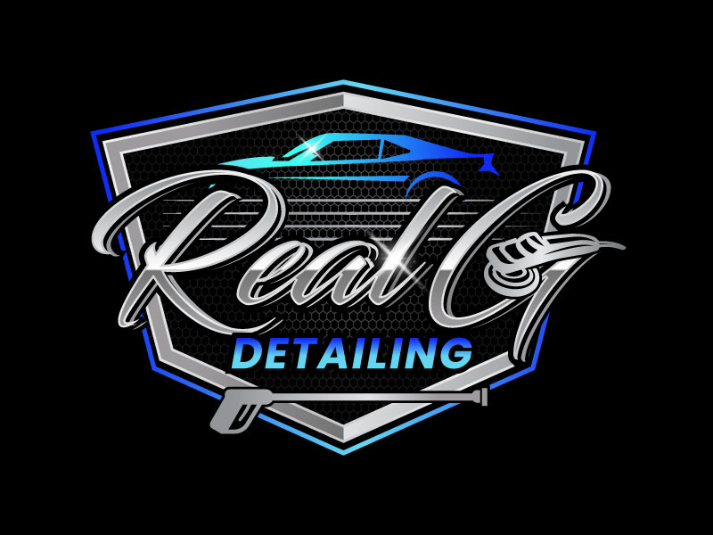 Real G Detailing logo design by aryamaity